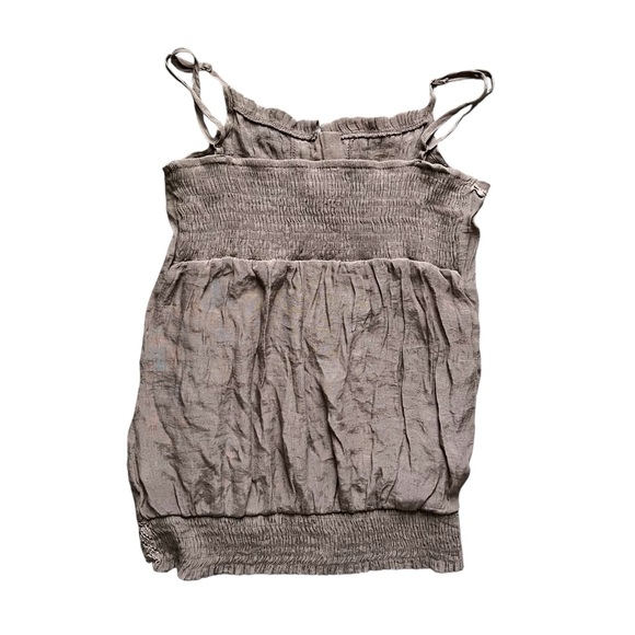 Faded Brown Boho Neutral Camisole Size L - Picture 6 of 6